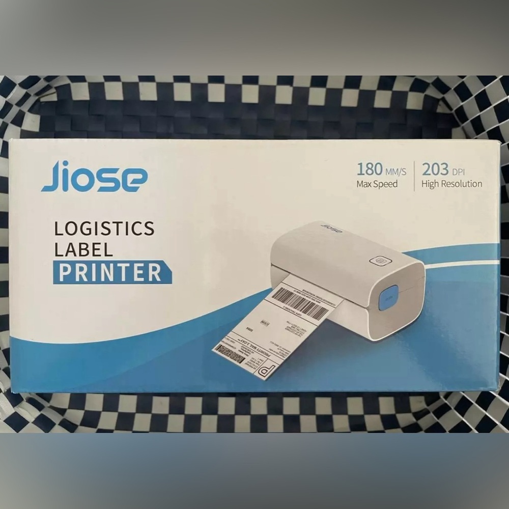 Jiose 4x6 Logistics Shipping Thermal Label Printer, 203dpi High Resolution